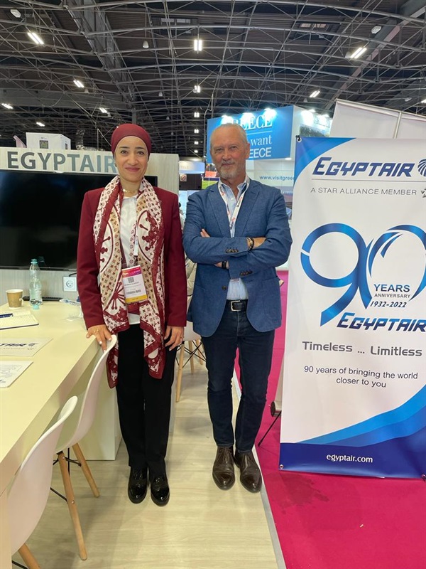 مصر للطيران تشارك في معرض IFTM TOP RESA بباريس
