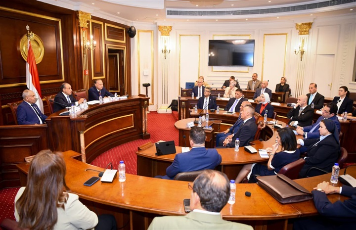 وزير الخارجية لـ «أعضاء الشيوخ»: مصر ترفض انتهاك سيادة الدول (صور)