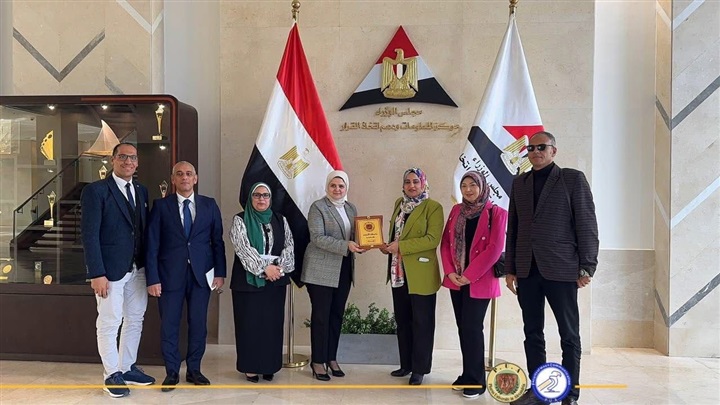 طلاب إعلام جامعة فاروس يزورون مركز المعلومات ودعم اتخاذ القرار بمجلس الوزراء 