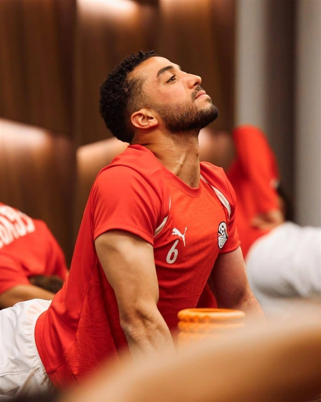 تدريبات استشفائية وبدنية للاعبي منتخب مصر بفندق الإقامة 