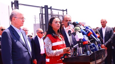 من أمام معبر رفح.. وزيرة التضامن: على مدار ٦٧٠ يومًا متواصلًا أدخلنا 550 ألف طن من المساعدات لغزة  