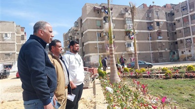 إنشاء مسطح أخضر جديد بمنطقة التصنيع ببورسعيد ضمن خطة تطوير شاملة 