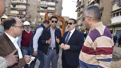 محافظ بورسعيد يتفقد أعمال إنشاء 