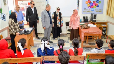 جولة مفاجئة لمدير تعليم بورسعيد لمدرسة 23 ديسمبر الابتدائية المعتمدة ببورفؤاد بورسعيد  