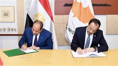 شراكة استراتيجية بين مصر وقبرص  