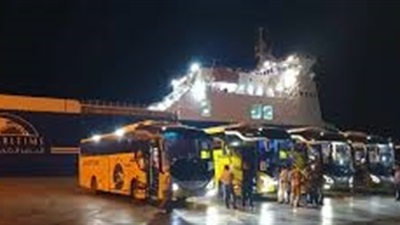 ميناء نويبع يستقبل أول أفواج حجاج البر العائدين من الأراضي المقدسة 