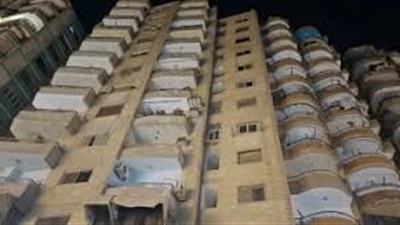 إخلاء عقارين بكفر طهرمس بعد ظهور ميل وقرارات عاجلة من المحافظة 