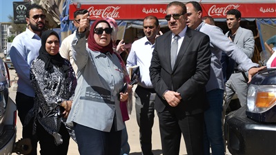 محافظ بورسعيد يتفقد أعمال المرحلة الثانية من تطوير 