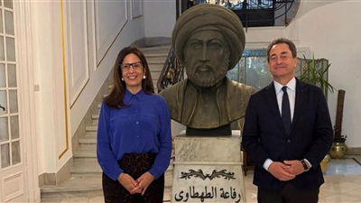 وزيرة الثقافة تبحث مع السفير الفرنسي وضع آليات تنفيذية لمخرجات جولة مباحثات باريس المشتركة 
