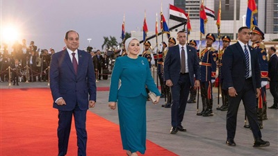 السيدة انتصار السيسي: نرحب بزيارة الرئيس الصيني وقرينته على أرض النيل  