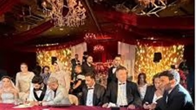  سعد الصغير شاهد على عقد قران نجله 