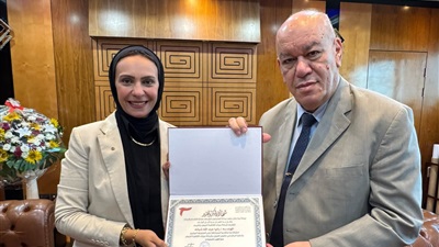 شركة ميناء القاهرة الجوي تكرّم المهندسة رانيا عبد الله شبانة تقديرًا لجهودها المتميزة 