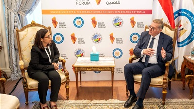 وزير البترول يبحث مع المديرة العالمية لقطاع المعادن بالبنك الدولي توفير التمويل ودعم القدرات ومشروعات القيمة المضافة بقطاع التعدين 