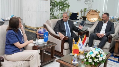 الطيار أحمد عادل: زيارة وفد شركة تاروم الرومانية فرصة مهمة لتوسيع الشراكات الدولية وتطوير الخدمات الفنية 