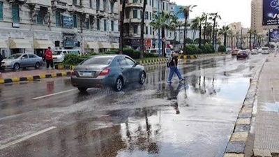 أمطار غزيرة لا تتوقف.. التقلبات الجوية تضرب الإسكندرية 