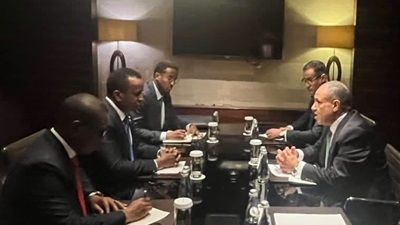 وزير الخارجية يلتقي نظيره الصومالي على هامش القمة الروسية الأفريقية 