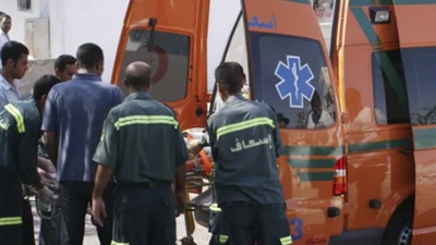 مصرع 3 وإصابة 25 بـ حادث تصادم بين أتوبيس وسيارة نقل بـ البحر الأحمر 