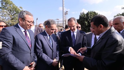 وزير الاتصالات يتابع إنشاءات مركز إبداع مصر الرقمية بجامعة طنطا 