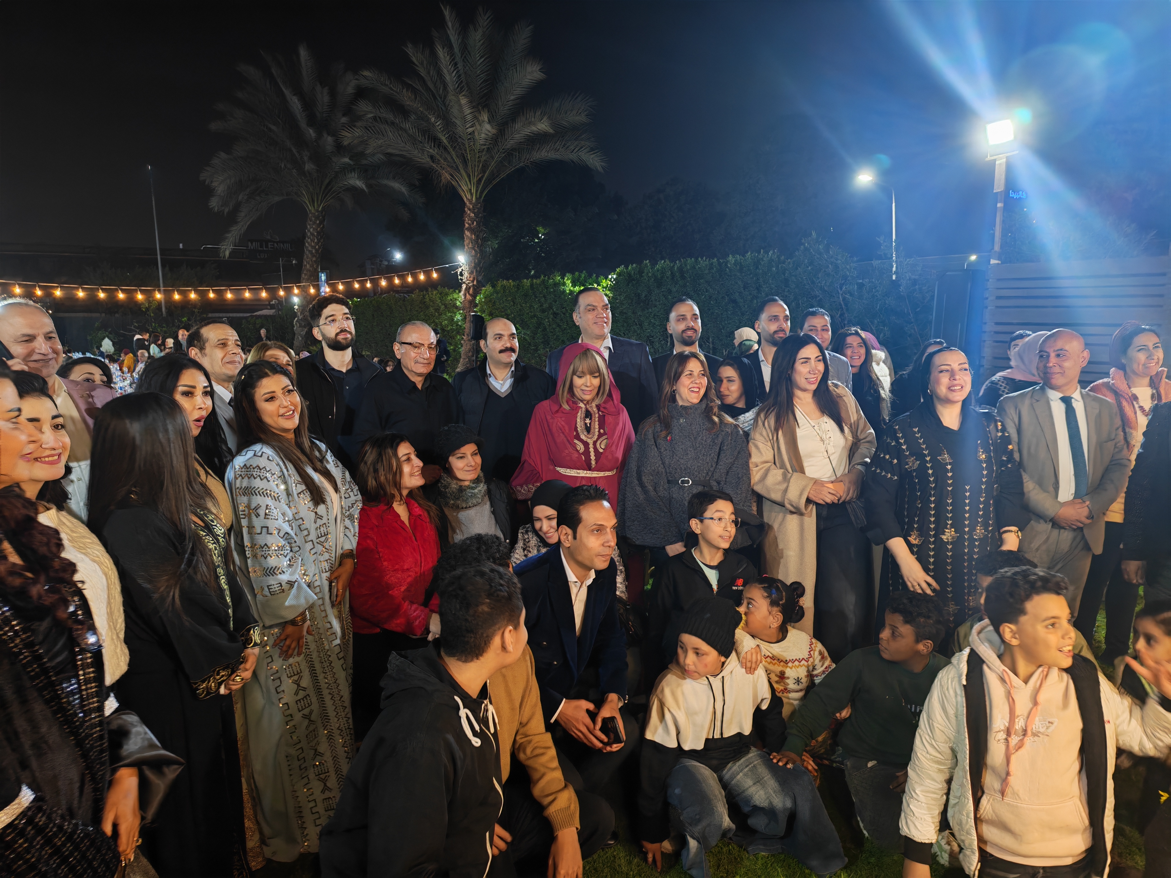 في مأدبة إفطار للأسر